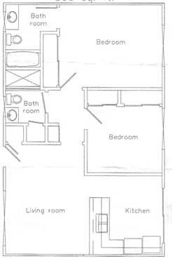 2BR/2BA - 2 Bed/2 Bath