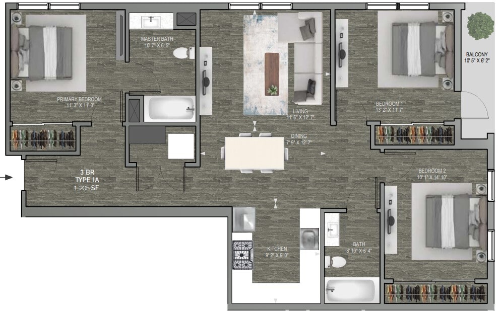 Floor Plan - Type 1