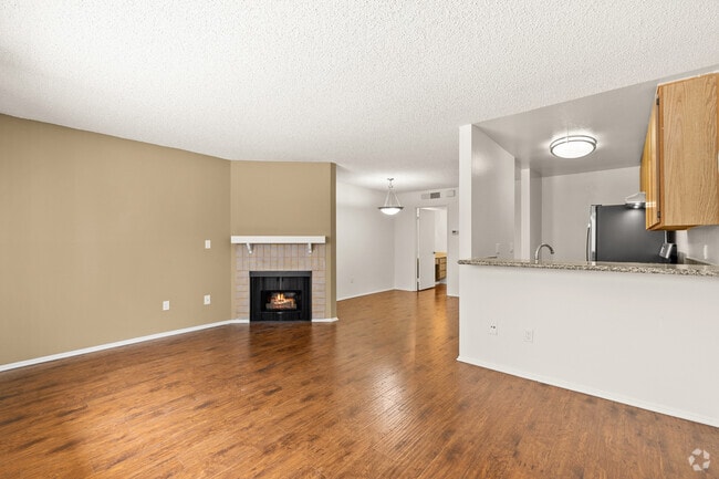 1BR, 1BA - Living Room - Woodman Place Apartments