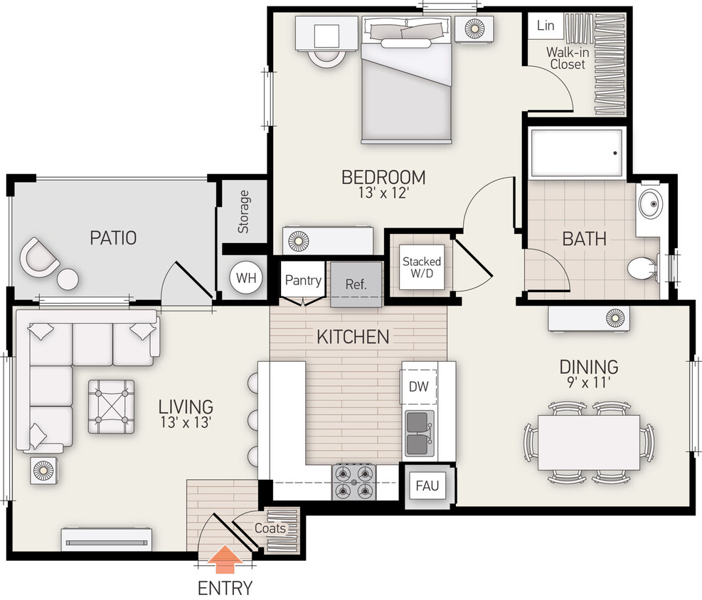 Floor Plan - Villetta - Plan R