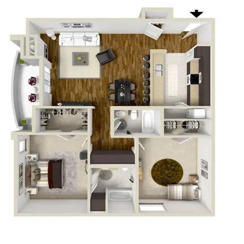 Floor Plan - Two Bed A