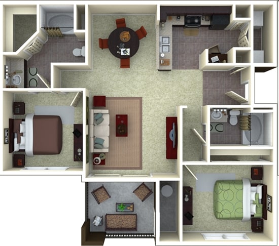 Residence 5 - 2X2B