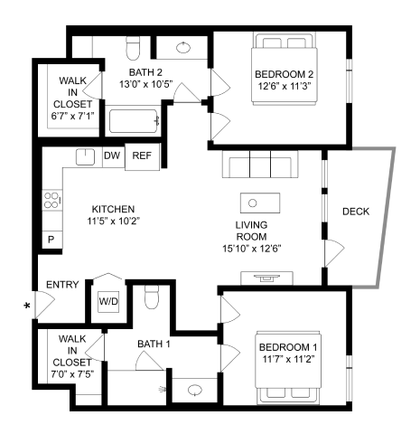 Floor Plan - 2-AX