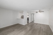 1BR, 1BA - 650SF - Living Room - Alpine Terrace Apartments