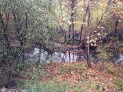 View from private wooden deck overlooking creek. - 85 Sherwood Dr Apartment Unit Studio