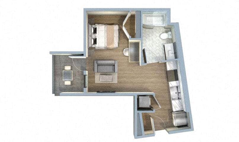 Floor Plan - Studio SD/SE