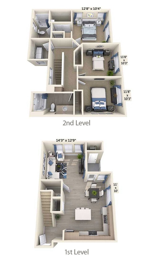 Floor Plan - C1T-1437sq