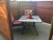 inside patio - 5706 Fair Ave Condo Unit 116