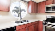 Kitchen with Caesarstone Quartz Countertops - The Cleo
