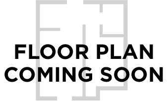 Floor Plan - 1 Bedroom, 1 Bathroom 750 SF