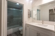 1BR,1BA-800SF- Bedroom - Bakman Apartments