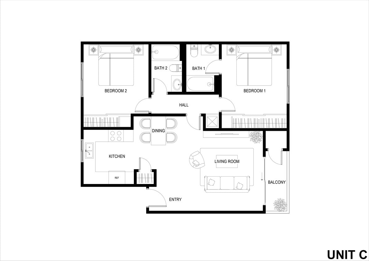 Floor Plan - Cahuenga