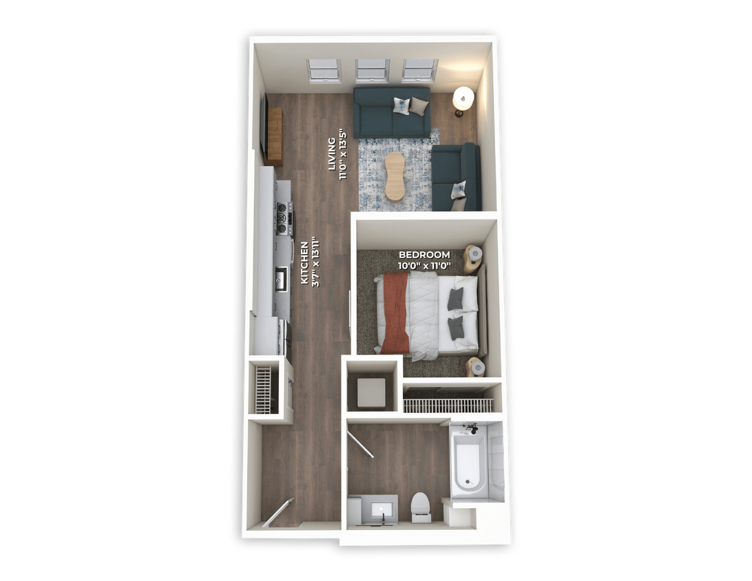 Floor Plan - Studio 1