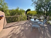 private terrace with view of foothills & glimpse of Santa Rosa Island - 380 Greendale Ct