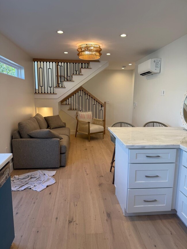 Beautiful Kitchen Island meeting furnished living room (in progress) - 301 Lugonia St