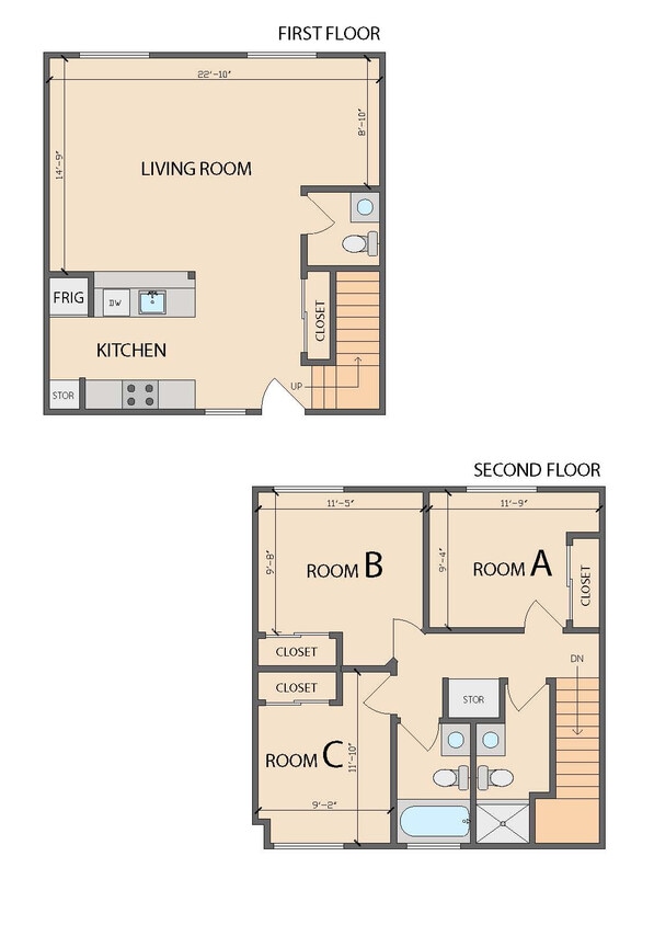 Floor Plan - 3 BED