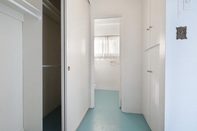 Lots of closet storage on both sides of hall. - 250 Linden Ave Unit 208