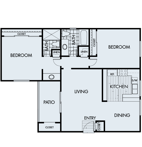 Floor Plan - 2x2AR1T3-2x2