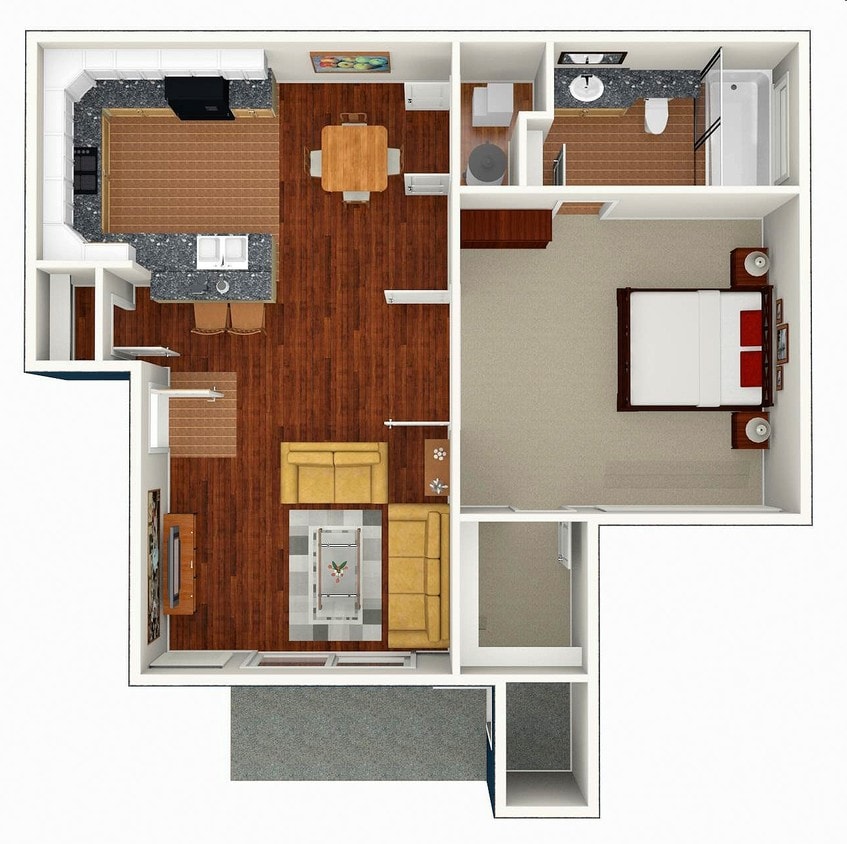 1BR/1BA - 11A