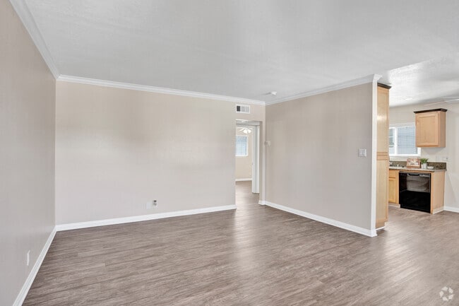 2BR, 1BA - 795SF - Living Room - Pointe Pacific Apartment Homes