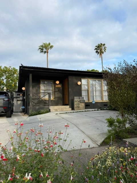 Front of unit with off-street parking space. - 1156 S Highland Ave Apartments Unit 1156 S Highland Ave.