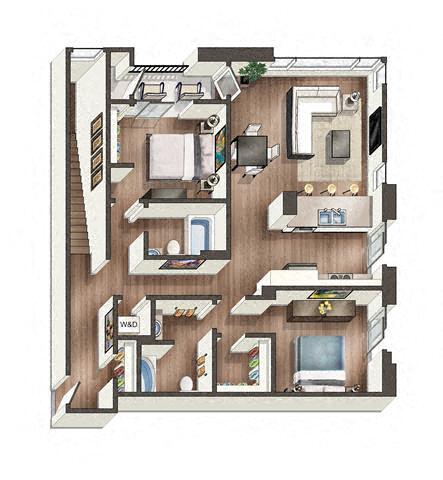 Floor Plan - Vive on the Park - Coronado