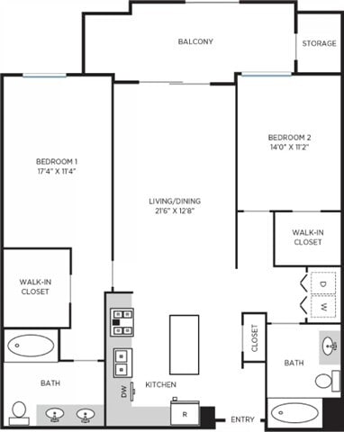 Floor Plan - Reserve -  2A