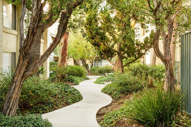 Lush landscaping at Village Pointe Apartment Homes - Village Pointe Apartments