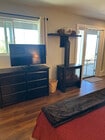 Smart TV and propane fireplace. - 7079 Engineers Rd Unit Junior 1