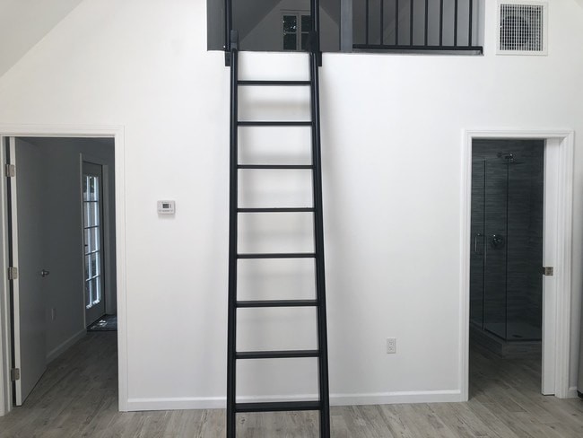 Custom ladder to loft space - 8422 W 4th St Unit 8424