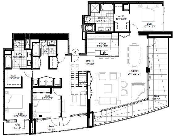 Floor Plan - SPIRE 3P