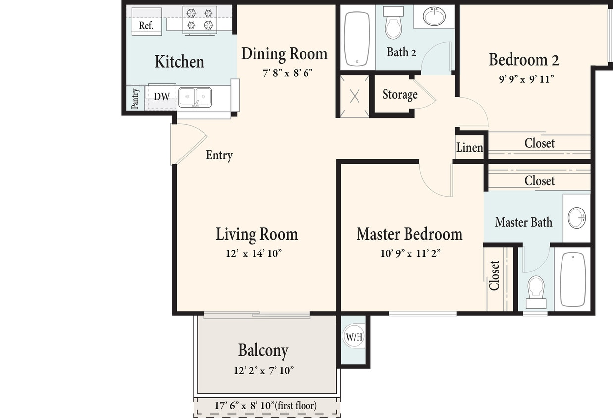 Floor Plan - The Coronado
