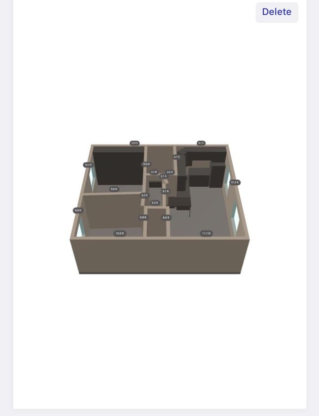 Floor Plan - B 2 Bedroom / 1 Bathroom