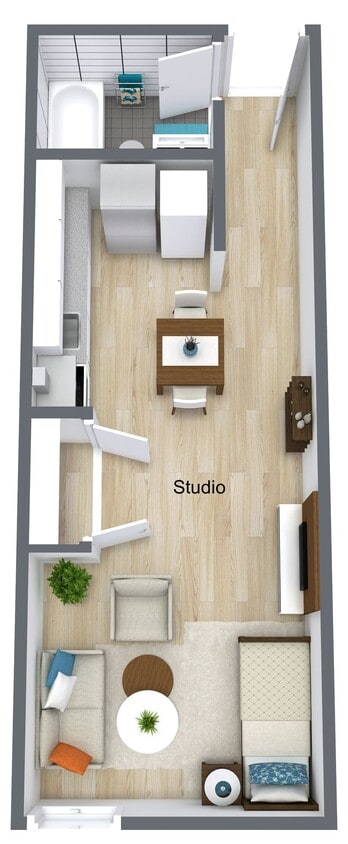 Floor Plan - Studio | C1 | Floor 1