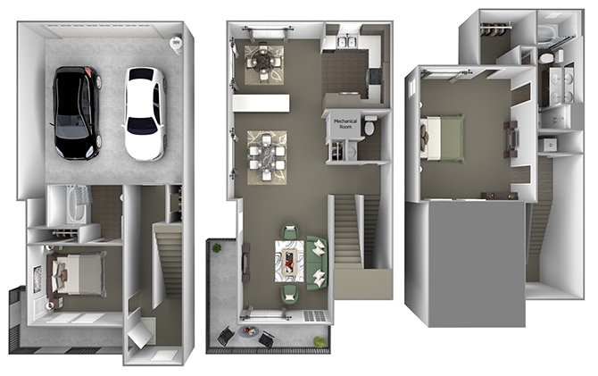 Floor Plan - th-H1 (Blue Oak)