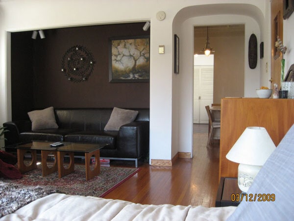 Main room view into kitchen and bath - 2261 Silver Ridge Ave