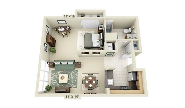Floor Plan - Studio