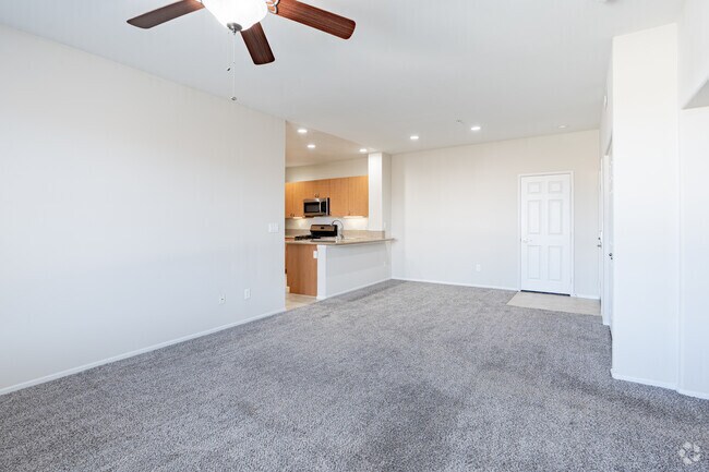 1BR, 1BA - 830SF - Living Room - Villaggio at La Quinta