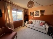 Office-Bedroom Conversion - Pop-up desk under window with mountain view. Comfy fold-out Queen bed. - 620 E Harvard Rd Condo Unit G