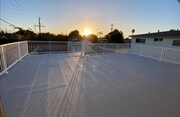 Large deck sunset - 155 Rochester St Apartment Unit 1/2