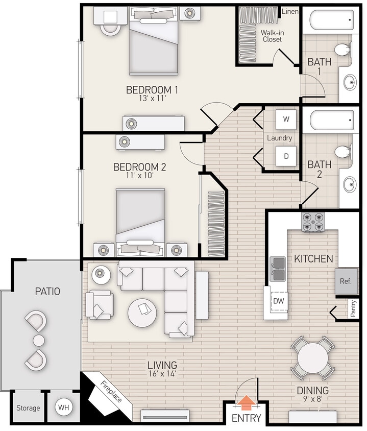 Floor Plan - Plan E