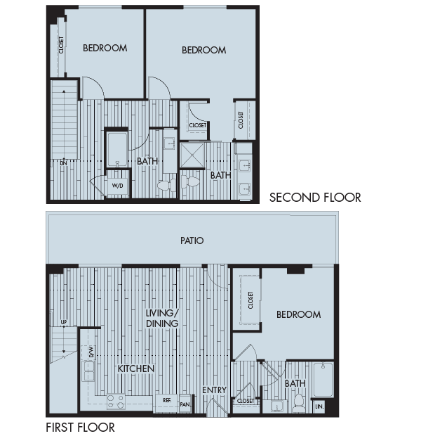 Floor Plan - Plan 3B Townhome