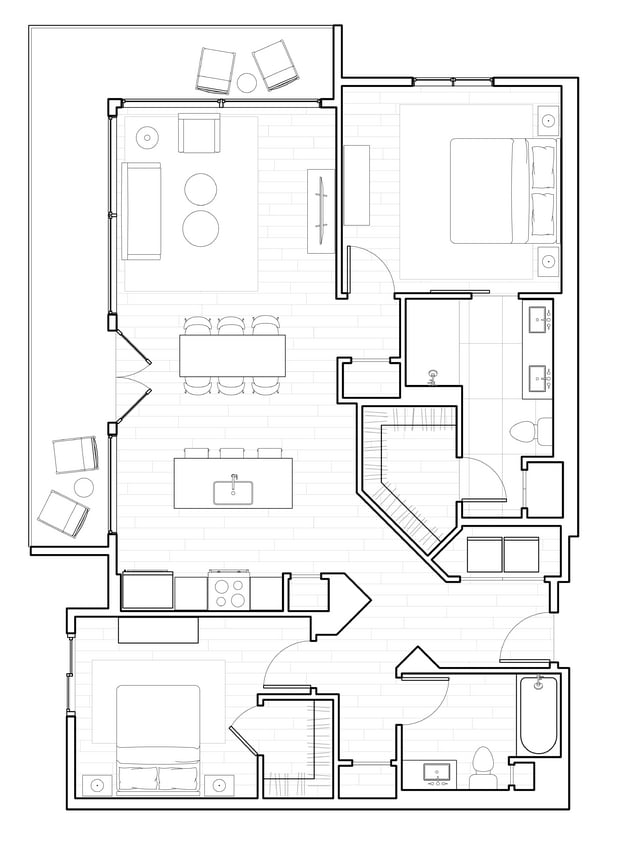 Floor Plan - B THREE