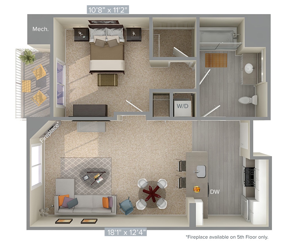 Floor Plan - A1-2-682sq