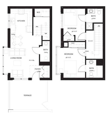 Floor Plan - 2AA w Balcony Renovation 2