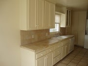 Sink, dishwasher and side door to outside - 812 Bard St