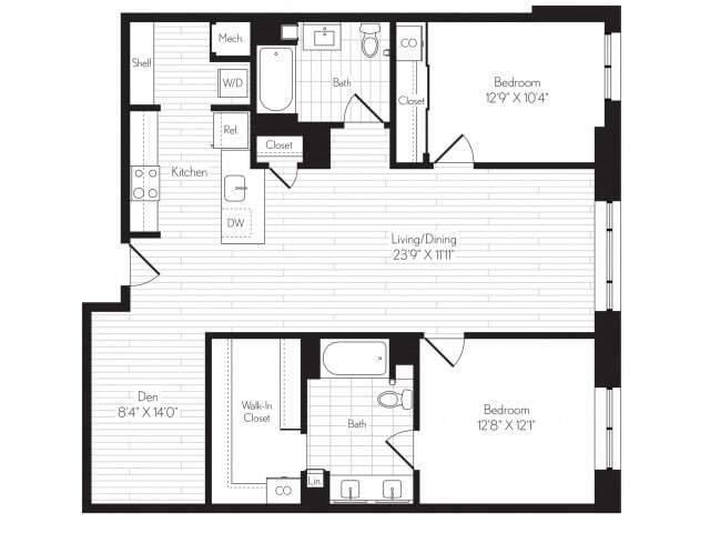B14D Two Bedroom - B14D