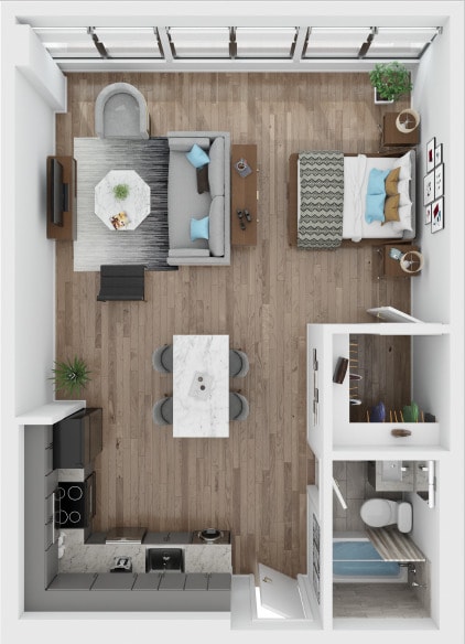 Floor Plan - S8 - Studio