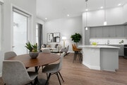 Apartments with hard surface flooring in kitchen, living, and dining areas - Avalon Monrovia Apartments