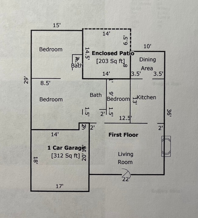 Home Layout - 140 N Berkeley Ave